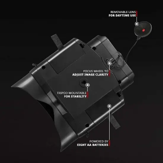 Hike Crew Tactical Gear Digital Scope Night Vision Binoculars image {3}