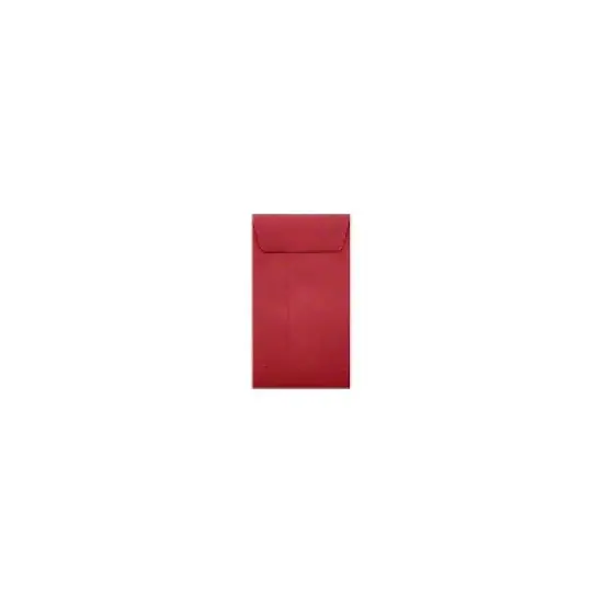 LUX #5 1/2 Coin Envelopes  3 1/8 x 5 1/2 Ruby Red LUX-512CO-18-50 image {1}
