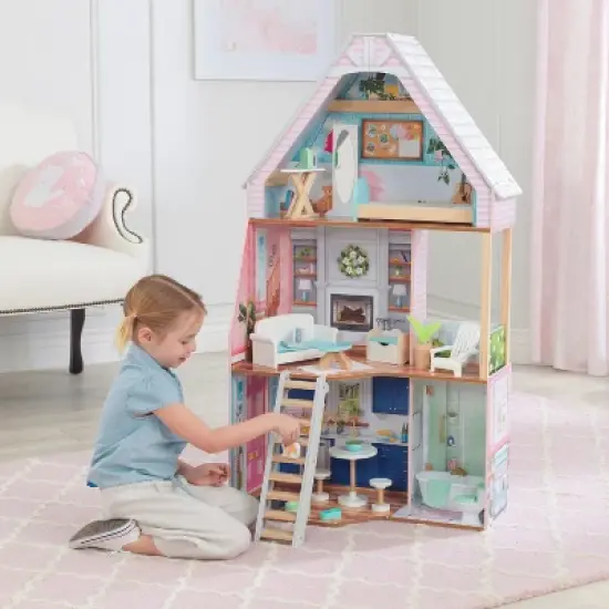 Kidkraft Matilda Wooden Dollhouse with 23 Accessories image {1}