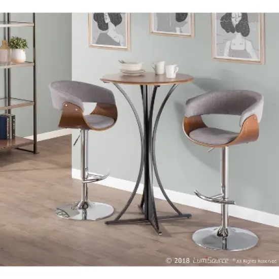 Mod Mid - Century Modern Adjustable Barstool - Lumisource image {8}
