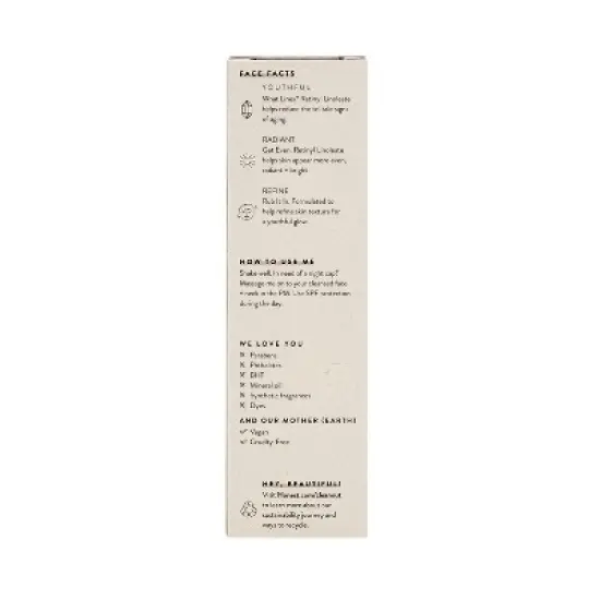 Honest Beauty Honestly Pure Retinyl Serum with Retinyl Linoleate - 1.0 fl oz image {5}