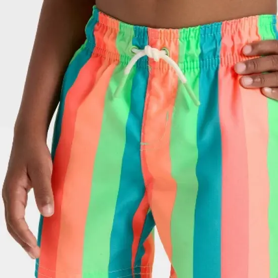 Toddler Boys' Striped Swim Shorts - Cat & Jack&trade; image {2}