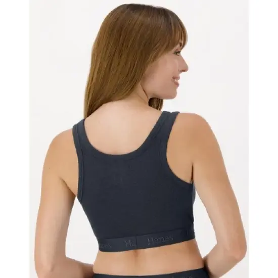 Hanes Originals Women's SuperSoft Comfywear Rib Banded Crop Top image {2}