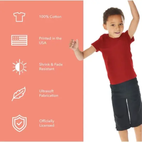 Toddler Boys' Paw Patrol Marshall Pup Fired Up T-Shirt Red image {3}