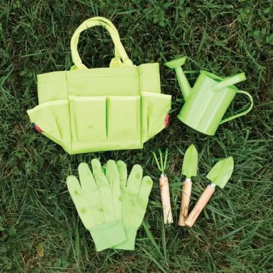 Bigjigs Toys Gardening Tote Bag with Tools image {4}