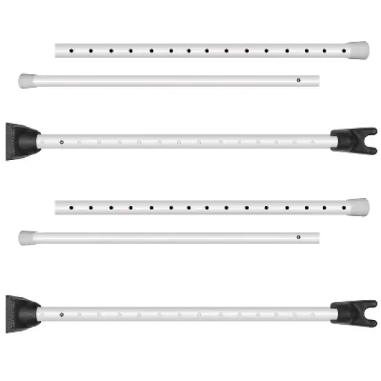 SecurityMan 2 In 1 Adjustable High Grade Iron Door Security Bar & Sliding Door Lock Bar Jam For Apartment & Home Protection image {2}