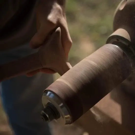 Brazos Free Form Safari Wood Walking Stick 58 Inch Height image {6}