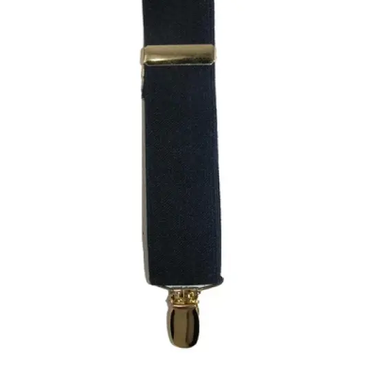 CTM Men's Elastic X-Back Suspenders with Brass Hardware image {2}