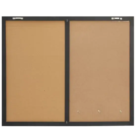 Juvale Message Center Bulletin Board, Magnetic Whiteboard, Chalkboard, Mail Holder, Corkboard, Key Hook image {5}