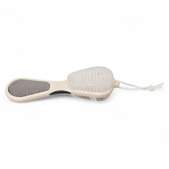 Spa Essentials 2 Pack Bath Brush - 4-in-1 Pedicure Tool Set image {2}