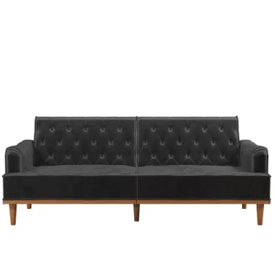 Stella Vintage Convertible Sofa Bed Futon - Mr. Kate image {20}