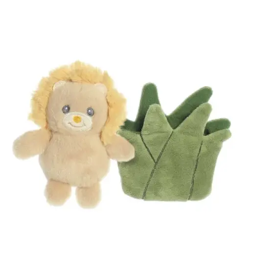ebba Small Leo Lion Pocket Peekers Playful Baby Stuffed Animal Yellow 5.5" image {5}