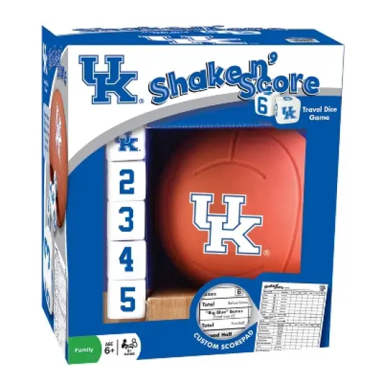 MasterPieces Officially Licensed NCAA Kentucky Wildcats Shake N' Score Dice Game for Age 6 and Up image {1}