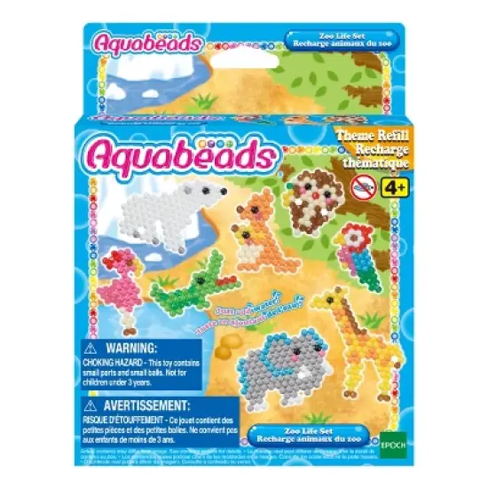 Aquabeads Zoo Life Set Theme Bead Refill with over 600 Beads and Templates image {5}