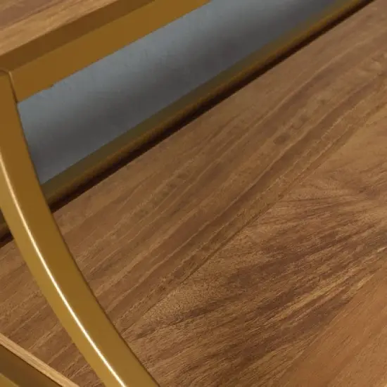 International Lux Metal Frame Console Table - Sauder image {3}