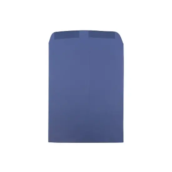JAM Paper 10 x 13 Open End Catalog Envelopes Presidential Blue 50/Pack (263919489i) 263919489I image {1}