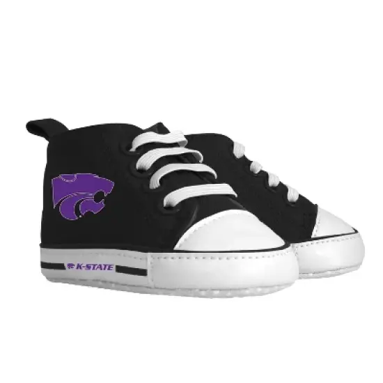 BabyFanatic Pre-Walkers High-Top Unisex Baby Shoes - NCAA Kansas State Wildcats image {1}