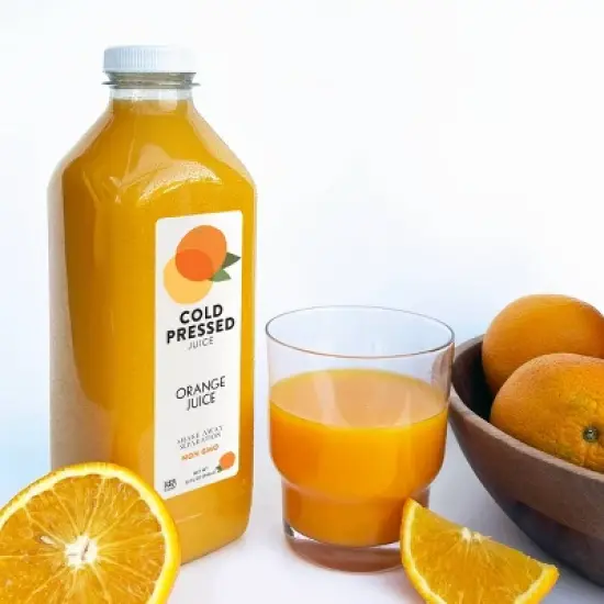 Cold Pressed Orange Juice - 32 fl oz image {2}