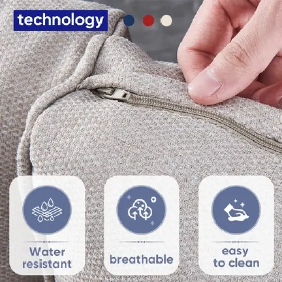 4PCS Patio Furniture Set with Fire Pit Table, Brown Wicker Outdoor Fire Pit Set with Patio Sofa, Swivel Glider Chair and Rectangular Propane Fire Pit image {4}