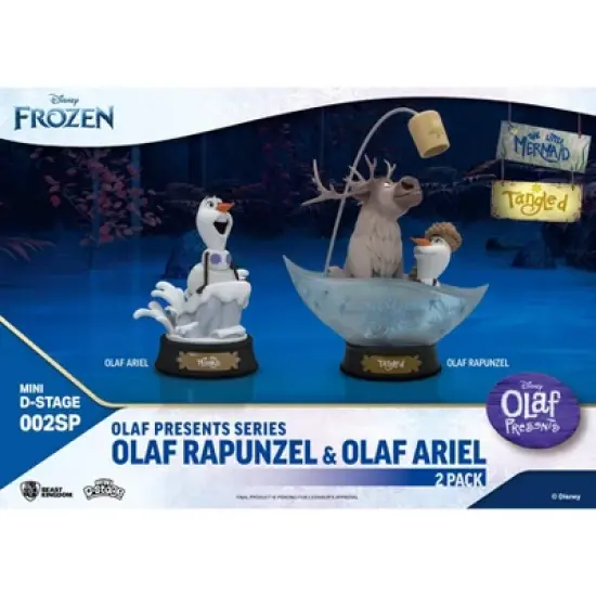 Olaf Presents Series-Olaf Rapunzel & Ariel 2 Pack (Mini Diorama Stage) image {2}
