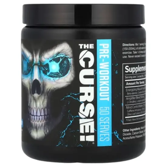JNX Sports The Curse!&reg;, Pre-Workout, Blue Raspberry, 8.8 oz (250 g) image {2}