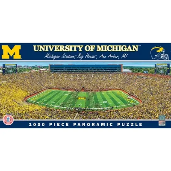 MasterPieces Sports Panoramic Puzzle - NCAA Michigan Wolverines Center View image {1}