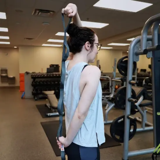 BodySport Static Stretch Strap &ndash; Durable Woven Stretch Strap with Loops for Yoga and Home Gym Exercises &ndash; For Pre- and Post-Workout Stretching &ndash; image {5}