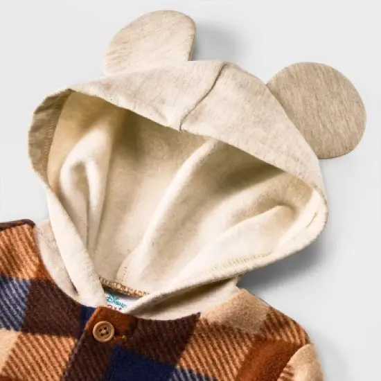 Baby Boys' Disney Mickey Flannel Top and Bottom Set - Blue image {4}