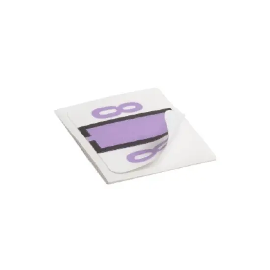 Smead Single Digit End Tab Labels Number 8 Lavender 500/Roll 67378 image {3}