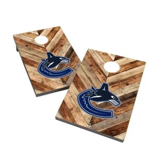 NHL Vancouver Canucks 2'x3' Cornhole Bag Toss Game Set image {1}
