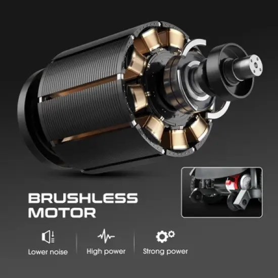 Scooters for Adults 4 Wheel Powered Mobility Scooters Lightweight Folding Electric Bike for Seniors 265 lbs Capacity Bicycle USB Charger Port Black image {6}