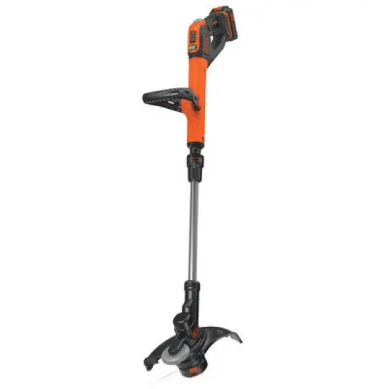 Black & Decker 20V MAX 2-Speed EASYFEED Lithium-Ion 12" Cordless String Trimmer/ Edger Kit (1.5 Ah) image {1}
