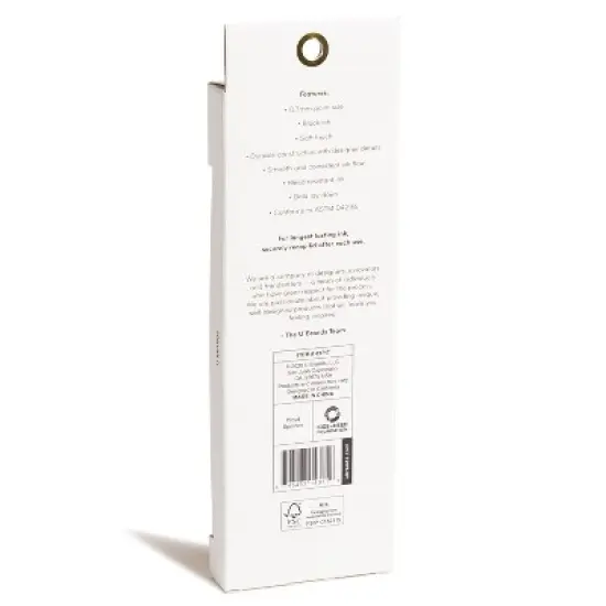 U Brands 3ct Soft Touch Felt Tip Pens - Rose Gold Accents: 0.7mm Black Ink, Journaling & Cute Pens, Stationery Set image {1}