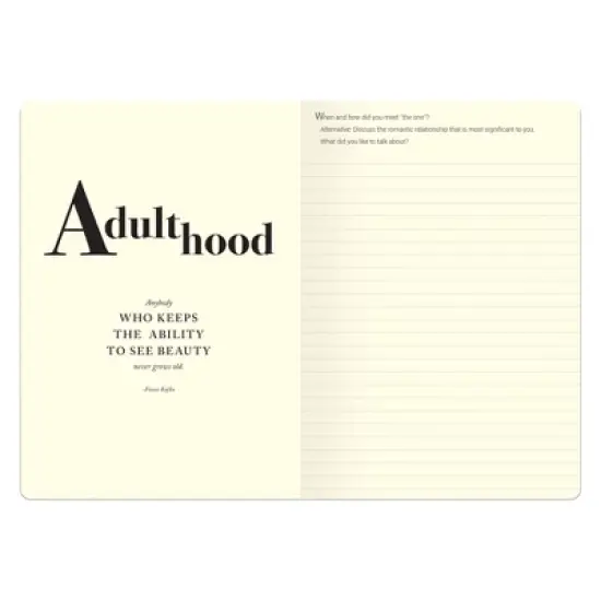 The Story of My Life Activity Journal - Piccadilly: Guided Notebook for Teens & Adults, Lined Paper, Flexible Cover, 204 Pages image {4}