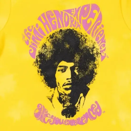 Jimi Hendrix 3 Pack Cuddly Short Sleeve Bodysuits Black/Yellow  image {4}