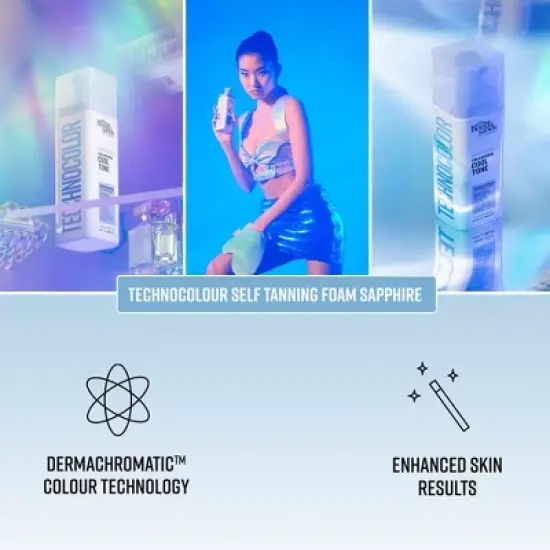 Bondi Sands Technocolor 1 Hour Express Self Tanning Foam Sapphire - 6.76 fl oz image {4}