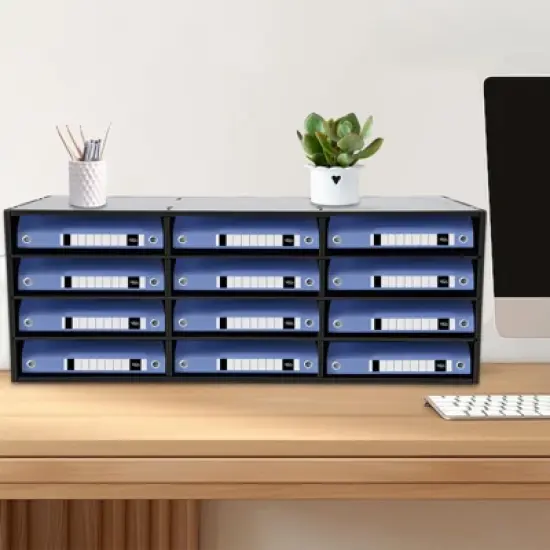 YIYIBYUS Countertop Literature Organizer, Desktop Bill Paper Organizer for Office Home image {1}