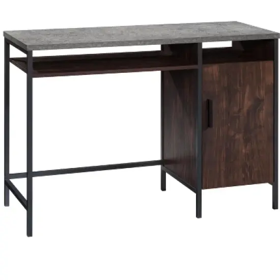 NicBex Compact Design Computer Desk Sleek Minimalist Style Gaming Desk with Hidden Flip-Down Keyboard Tray for Office, Study image {10}