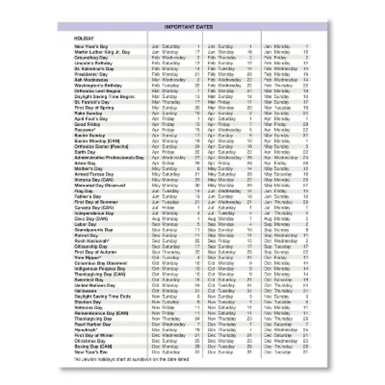 House of Doolittle Recycled Wild Flower Weekly image {3}