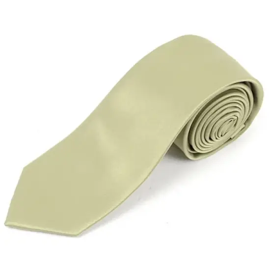 Men's Solid Color 2.75 Inch Wide And 57 Inch Long Slim Neckties image {37}