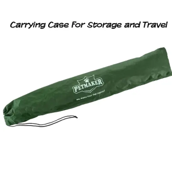 Elevated Dog Bed &ndash; 30x24 Portable Bed for Pets with Non-Slip Feet &ndash; Indoor/Outdoor Dog Cot or Puppy Bed for Pets up to 50lbs by Petmaker (Green) image {3}