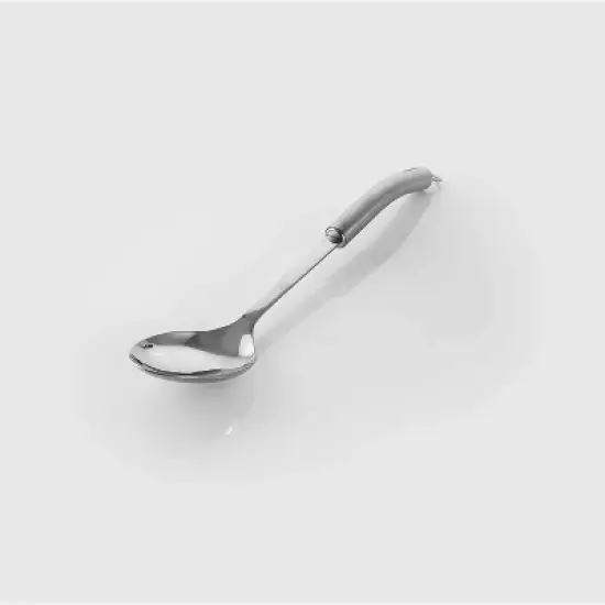 Chantal 14-Inch Solid Spoon, Stainless Steel image {2}