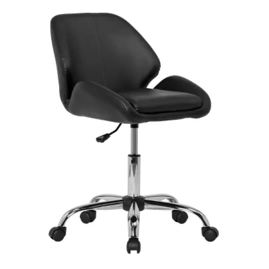 Pearl Office Swivel Height Adjustable Task Chair Black - Calico Designs image {5}