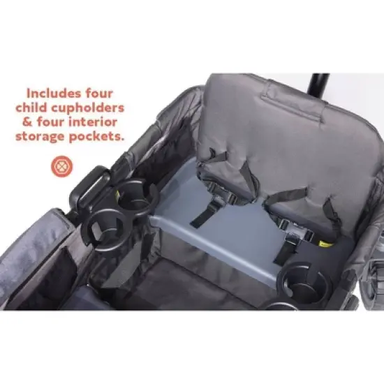 Gladly Family Anthem4 Baby Wagon Stroller - Adventure Bundle Graphite image {11}