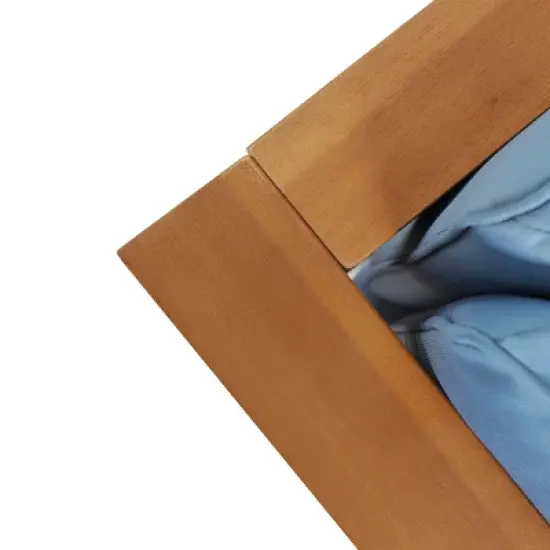 FIONECA X-Back 4-Piece Outdoor Sofa Set with Cushions, Blue image {13}