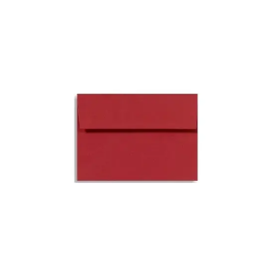 LUX A4 Invitation Envelopes 4 1/4 x 6 1/4 50/Box Holiday Red 4872-R-50 image {1}