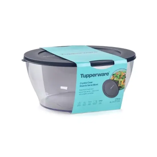 Tupperware Crystal Clear Store & Serve - 25.25C Round Container image {3}