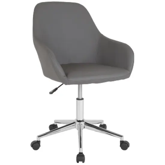 Merrick Lane Home Office Bucket Style Chair with 360 Degree Rotating Swivel image {19}