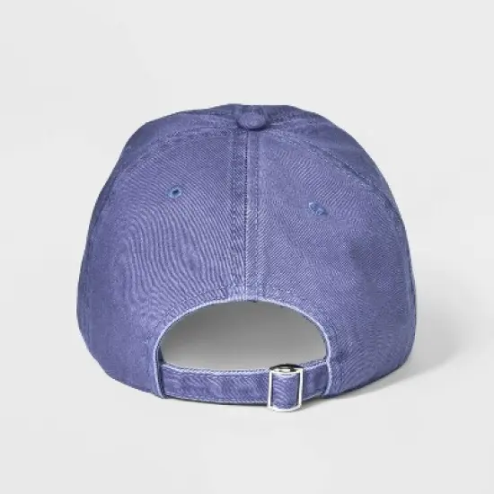 Anchor Embroidery Baseball Hat - Blue image {2}