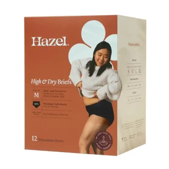 Hazel High & Dry Briefs Disposable Incontinence & Postpartum Underwear image {10}